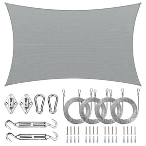
                  
                    Load image into Gallery viewer, Royal Shade Rectangle Waterproof Shade Sail with Hardware Royal Shade 
                  
                