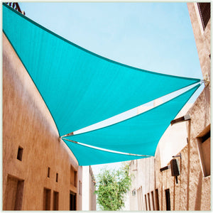 
                  
                    Load image into Gallery viewer, Equilateral Triangle Sun Shade Sail Canopy, Commercial Grade, 11 Sizes, 8 Colors Sun Shade Sail Colourtree 32&amp;#39; x 32&amp;#39; x 32&amp;#39; Turquoise 
                  
                
