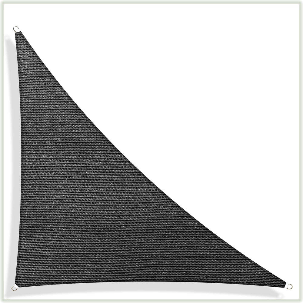 
                  
                    Load image into Gallery viewer, Right Triangle Sun Shade Sail Canopy, Commercial Grade, 7 Sizes, 8 Colors Sun Shade Sail Colourtree 24&amp;#39; x 24&amp;#39; x 33.9&amp;#39; Black 
                  
                