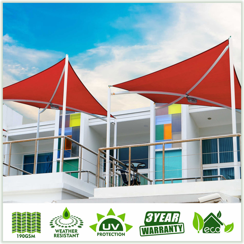 
                  
                    Load image into Gallery viewer, Equilateral Triangle Sun Shade Sail Canopy, Commercial Grade, 11 Sizes, 8 Colors Sun Shade Sail Colourtree 
                  
                