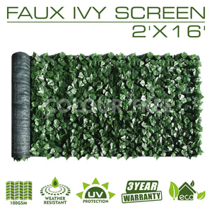 
                  
                    Load image into Gallery viewer, Artificial Hedges Faux Ivy Leaves Fence Privacy Screen Panels  Decorative Trellis - 2&amp;#39; x 16&amp;#39; - ColourTree
                  
                