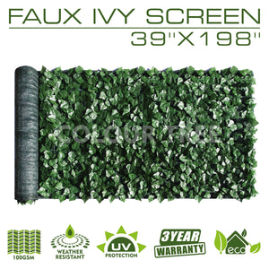 
                  
                    Load image into Gallery viewer, Artificial Hedges Faux Ivy Leaves Fence Privacy Screen Panels  Decorative Trellis - 39&amp;quot; x 198&amp;quot; - ColourTree
                  
                