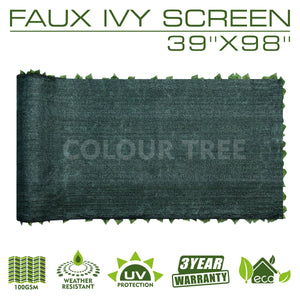 
                  
                    Load image into Gallery viewer, Artificial Hedges Faux Ivy Leaves Fence Privacy Screen Panels  Decorative Trellis - 39&amp;quot; x 98&amp;quot; - ColourTree
                  
                