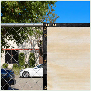 
                  
                    Load image into Gallery viewer, Fence Outdoor Privacy Screen Cover Windscreen with Heavy Duty Brass Grommets, Commercial Grade - 170 GSM | 6 Colors Fence Screen ColourTree 
                  
                