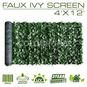 
                  
                    Load image into Gallery viewer, Artificial Hedges Faux Ivy Leaves Fence Privacy Screen Panels  Decorative Trellis - 4&amp;#39; x 12&amp;#39; - ColourTree
                  
                
