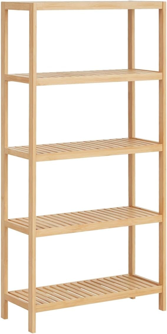 Bamboo Shelf 4 Rows with Bag 16 inch nature Color– ColourTree