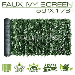 
                  
                    Load image into Gallery viewer, Artificial Hedges Faux Ivy Leaves Fence Privacy Screen Panels  Decorative Trellis - 59&amp;quot; x 178&amp;quot; - ColourTree
                  
                
