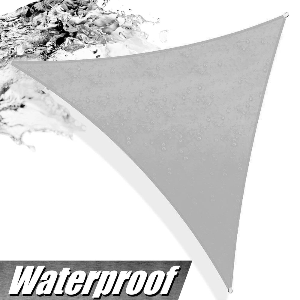 
                  
                    Load image into Gallery viewer, Waterproof Triangle Shade Sail Outdoor Canopy Awning, Patio and Pergola Cover - ColourTree
                  
                