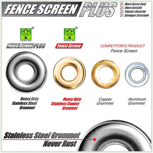 
                  
                    Load image into Gallery viewer, Heavy Duty PLUS Fence Privacy Screen Cover Windscreen with Heavy Duty Brass Grommets, Commercial Grade -  220 GSM | 4 Sizes &amp;amp; 5 Colors - ColourTree
                  
                