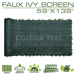
                  
                    Load image into Gallery viewer, Artificial Hedges Faux Ivy Leaves Fence Privacy Screen Panels  Decorative Trellis - 59&amp;quot; x 138&amp;quot; - ColourTree
                  
                