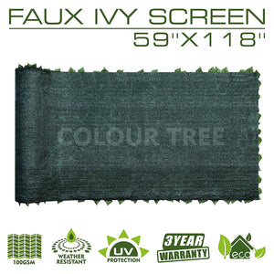 
                  
                    Load image into Gallery viewer, Artificial Hedges Faux Ivy Leaves Fence Privacy Screen Panels  Decorative Trellis - 59&amp;quot; x 118&amp;quot; - ColourTree
                  
                