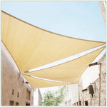 Equilateral Triangle Sun Shade Sail Canopy, Commercial Grade, 11 Sizes, 8 Colors Sun Shade Sail Colourtree 