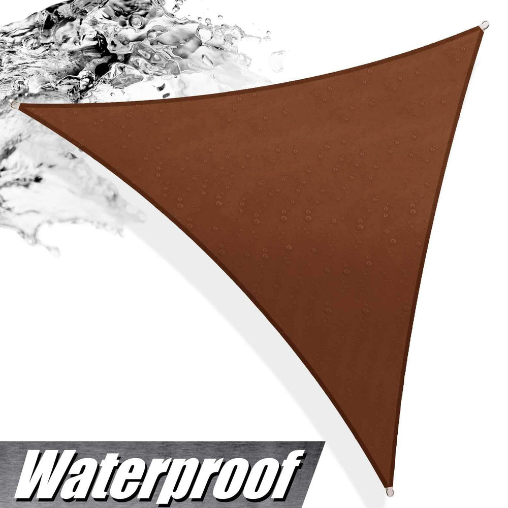 
                  
                    Load image into Gallery viewer, Waterproof Triangle Shade Sail Outdoor Canopy Awning, Patio and Pergola Cover - ColourTree
                  
                