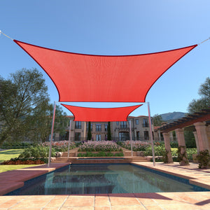 
                  
                    Load image into Gallery viewer, Rectangle Sun Shade Sail Canopy, Commercial Grade, 14 Sizes, 7 Colors Sun Shade Sail Colourtree 
                  
                