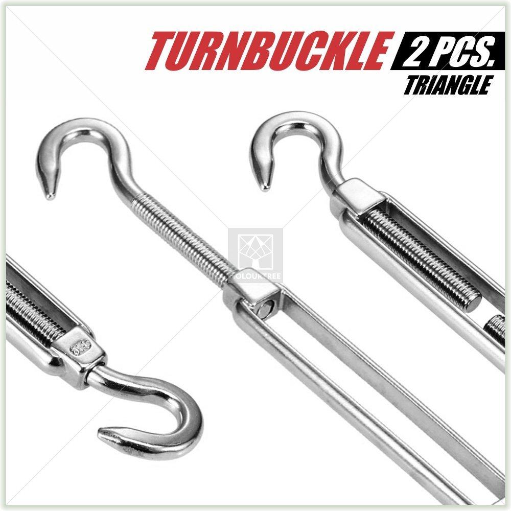 Triangle Sun Shade Sail Hardware Installation Kits - 24 PC Hardware ...