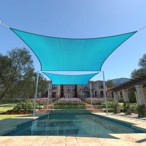 
                  
                    Load image into Gallery viewer, Rectangle Sun Shade Sail Canopy, Commercial Grade, 14 Sizes, 7 Colors Sun Shade Sail Colourtree 
                  
                